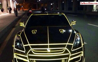 Illustration for article titled Tron cars are the latest fad in China